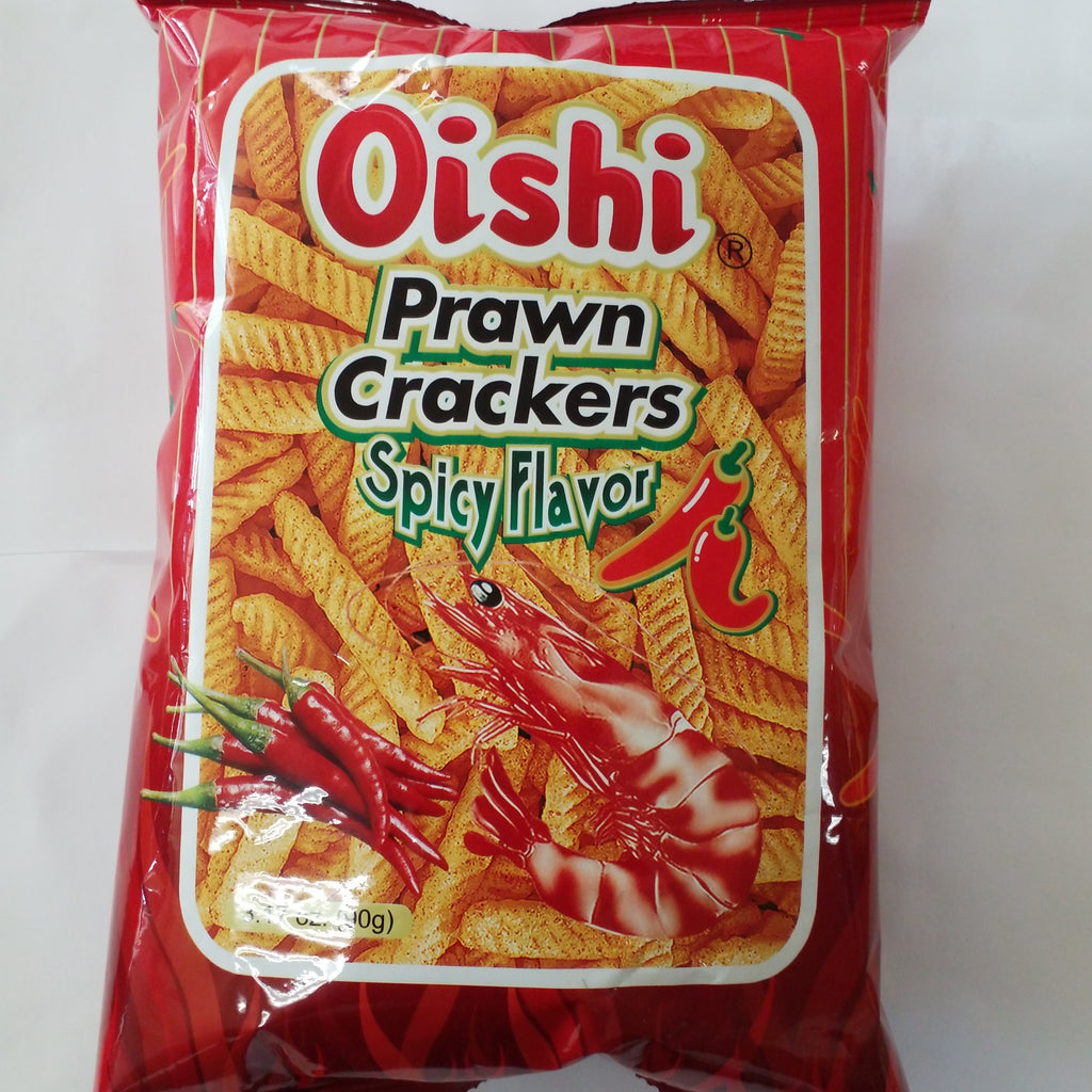 Oishi Prawn Crackers Spicy 90g