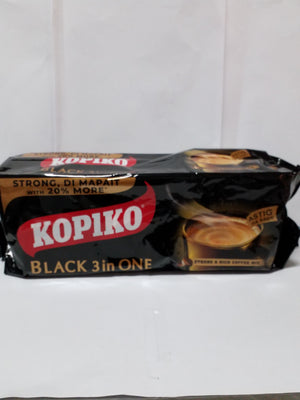 Kopiko 3 in 1 Instant Coffee Black 30x25g
